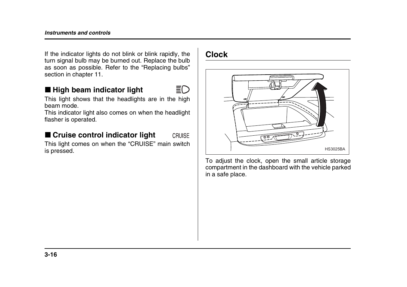 Clock | Subaru 2004 Forester X User Manual | Page 145 / 439