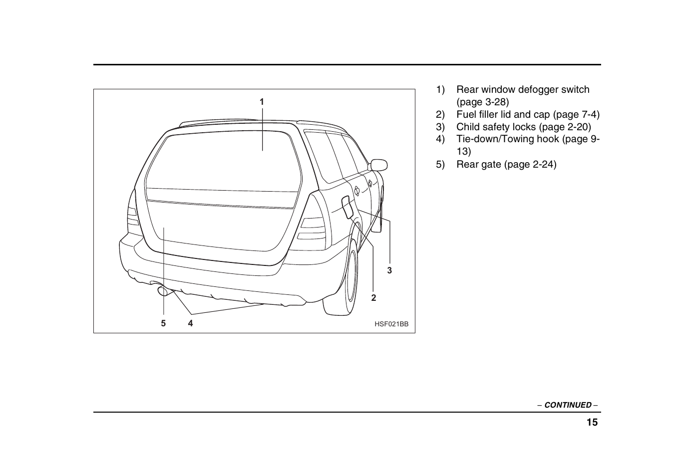 Subaru 2004 Forester X User Manual | Page 18 / 439