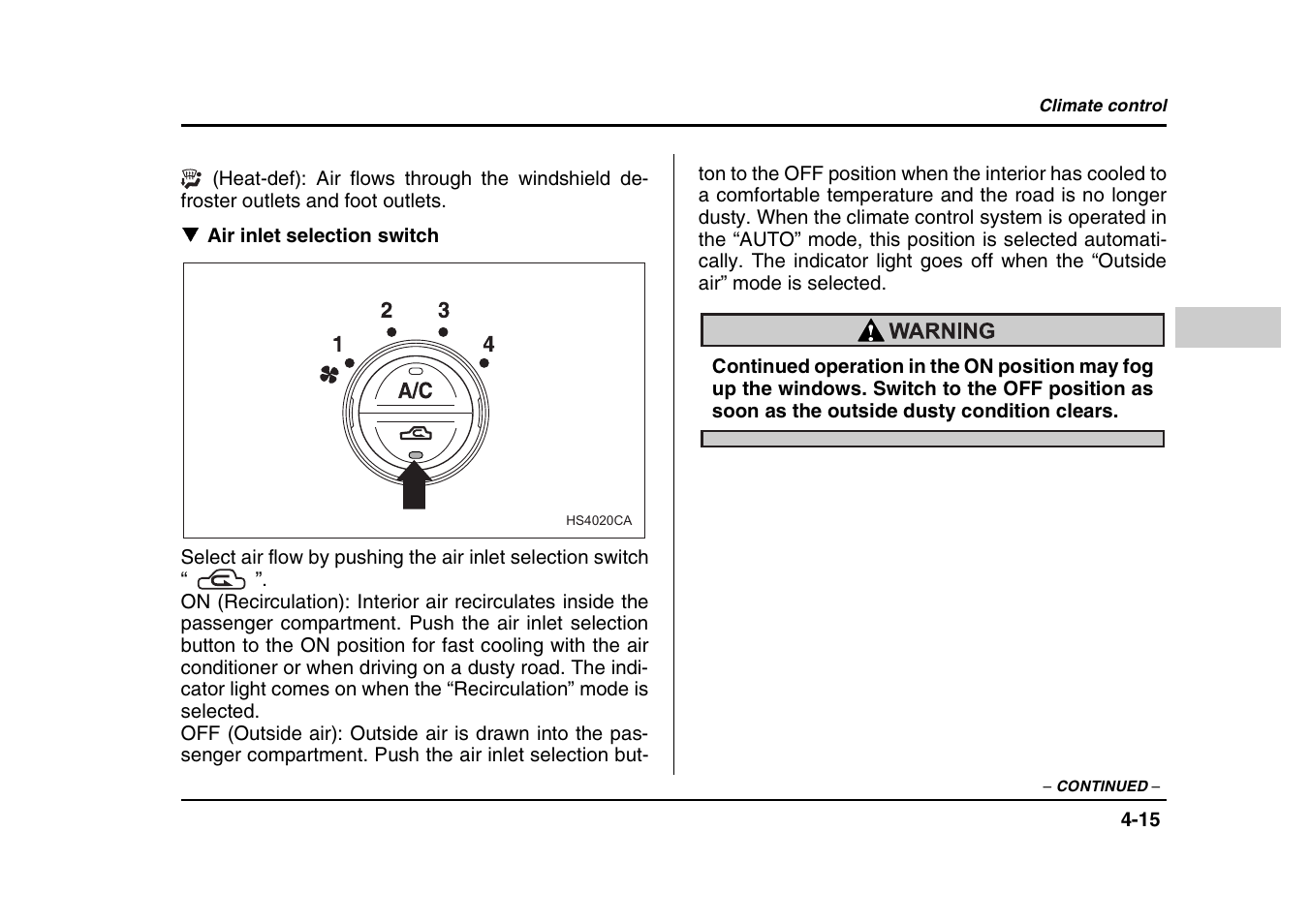 Subaru 2004 Forester X User Manual | Page 180 / 439