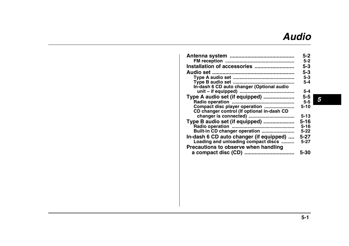 Msa5m0403a_11, Audio | Subaru 2004 Forester X User Manual | Page 188 / 439