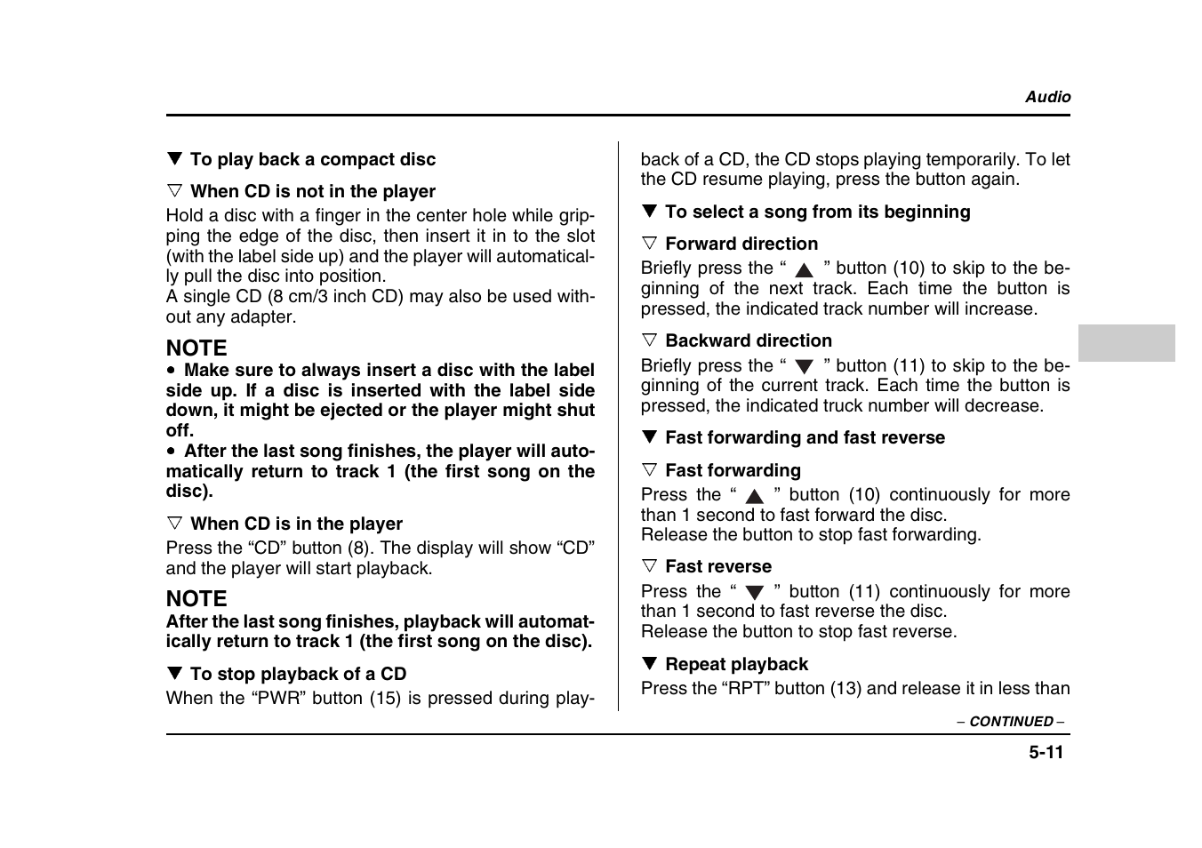 Subaru 2004 Forester X User Manual | Page 198 / 439