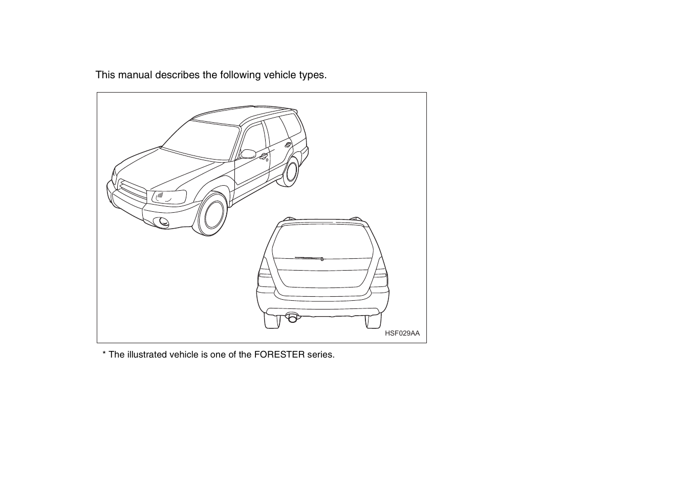 Subaru 2004 Forester X User Manual | Page 2 / 439
