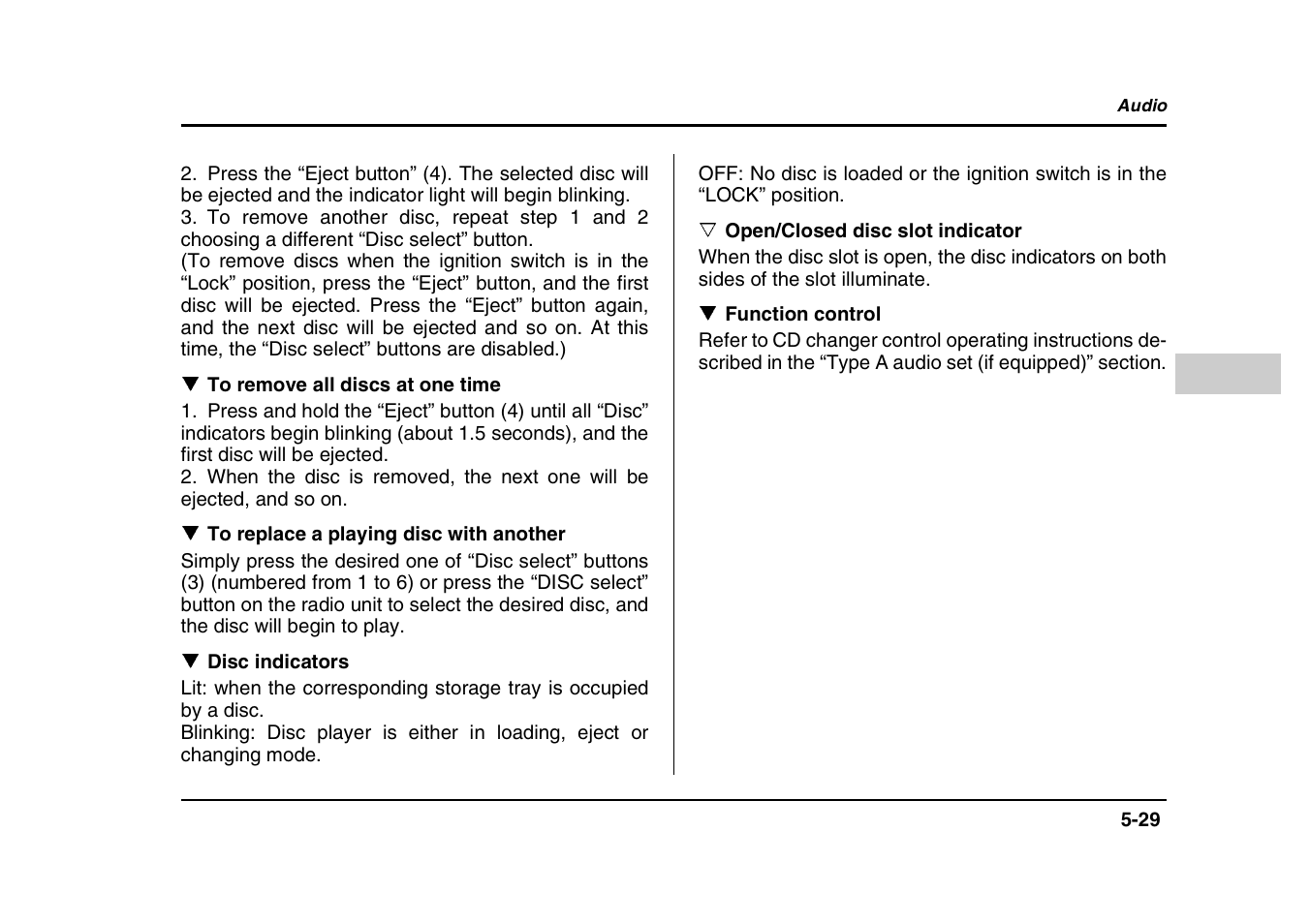 Subaru 2004 Forester X User Manual | Page 216 / 439