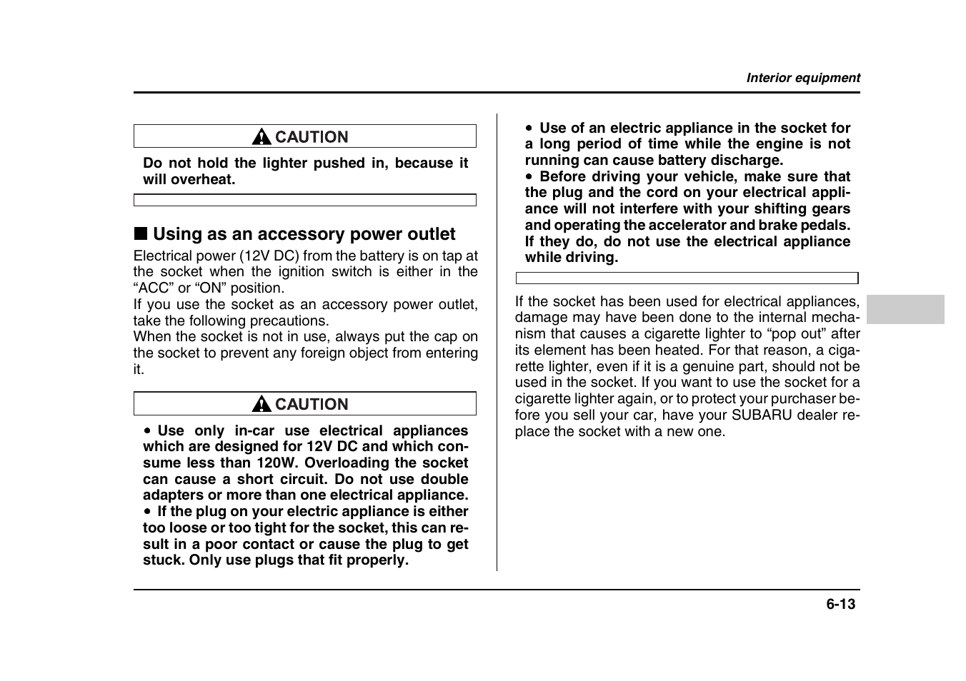 Subaru 2004 Forester X User Manual | Page 232 / 439