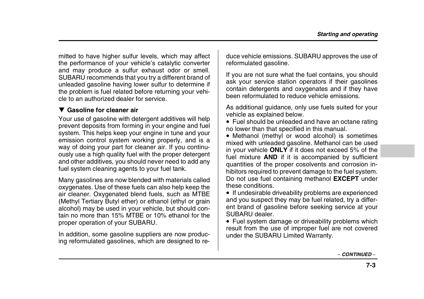 Subaru 2004 Forester X User Manual | Page 244 / 439