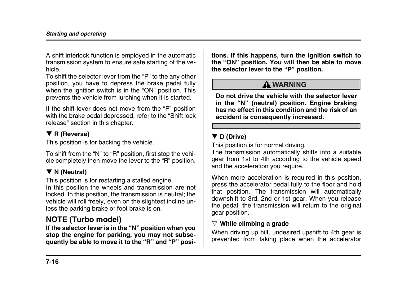 Subaru 2004 Forester X User Manual | Page 257 / 439