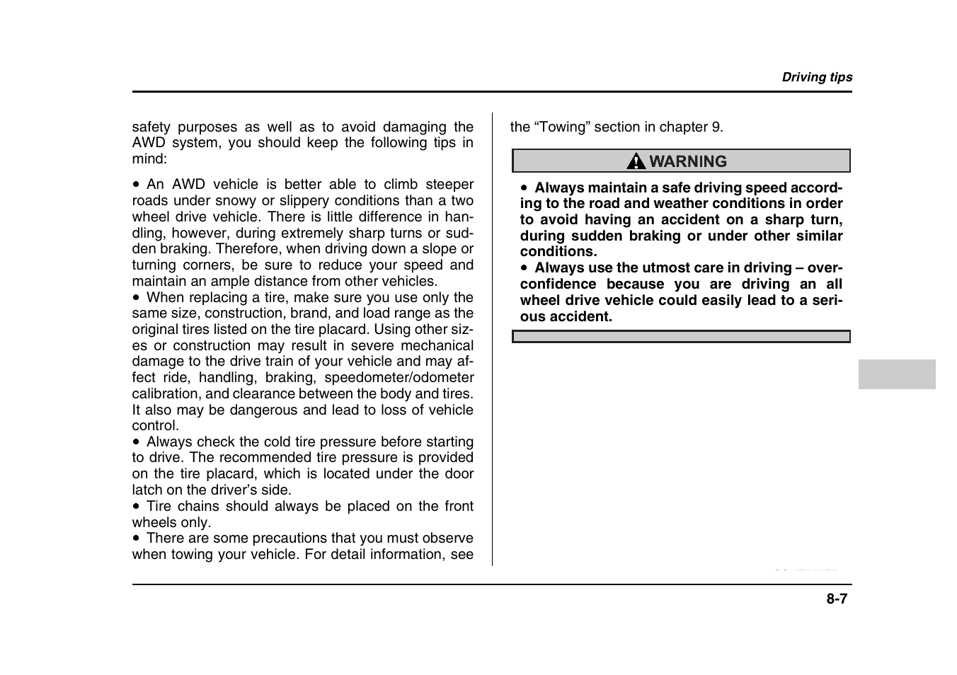 Subaru 2004 Forester X User Manual | Page 286 / 439