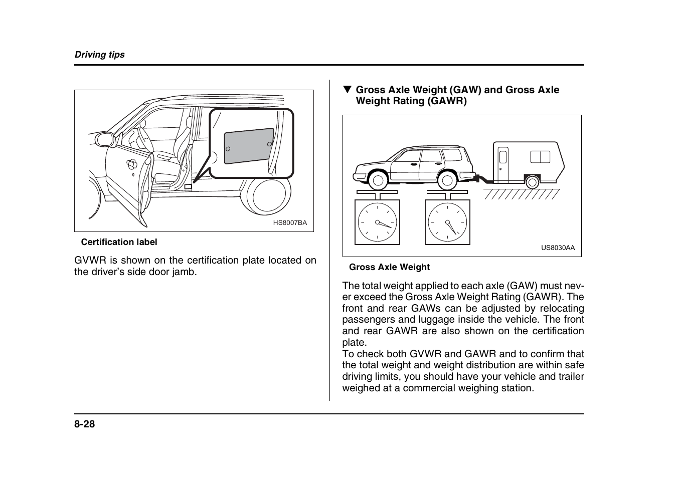 Subaru 2004 Forester X User Manual | Page 307 / 439