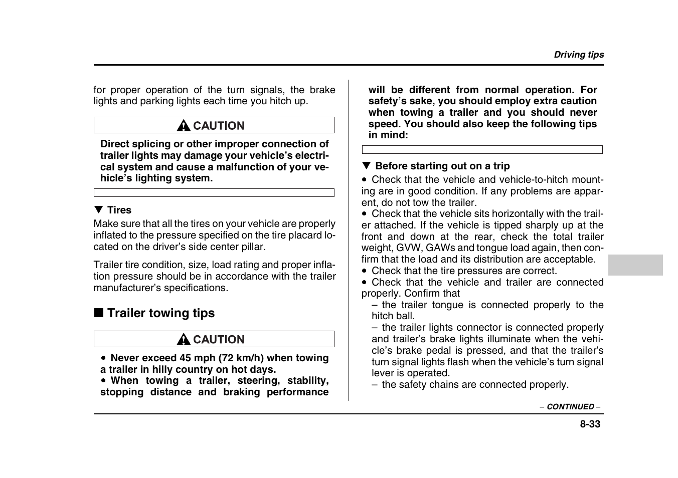 Subaru 2004 Forester X User Manual | Page 312 / 439