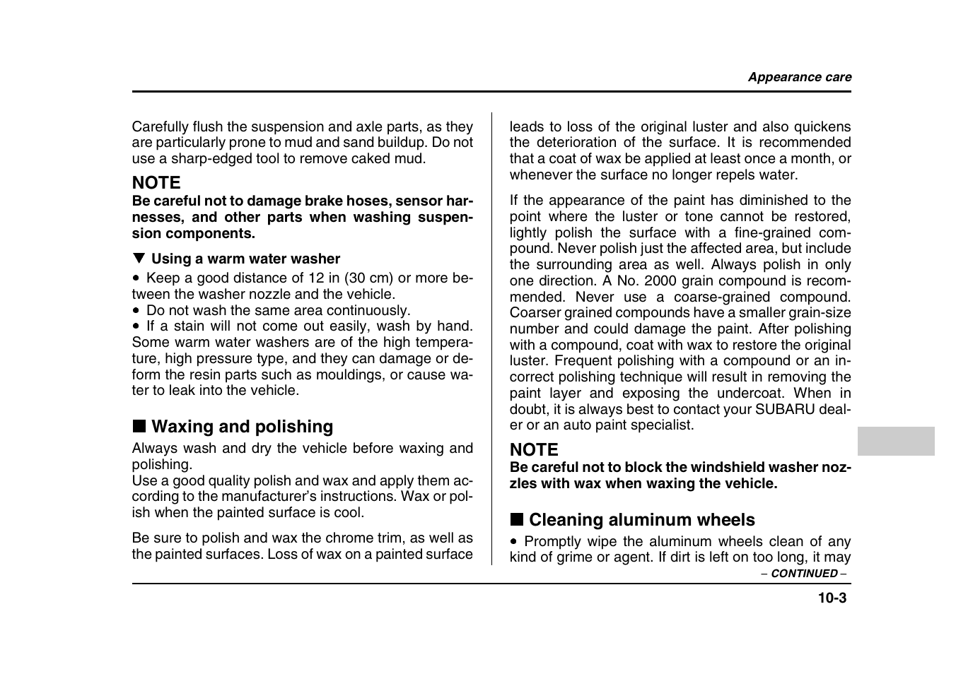 Subaru 2004 Forester X User Manual | Page 338 / 439