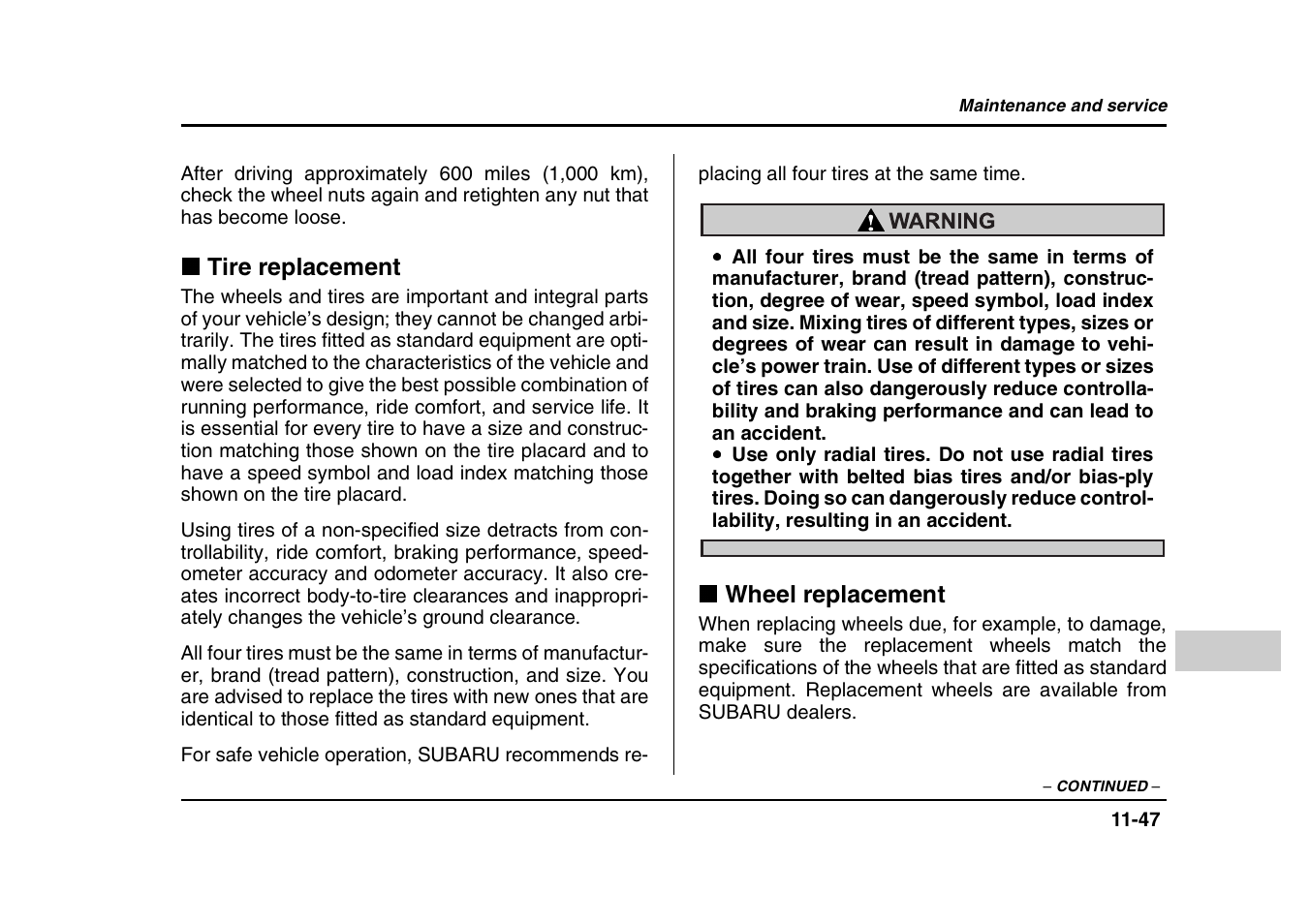 Subaru 2004 Forester X User Manual | Page 390 / 439