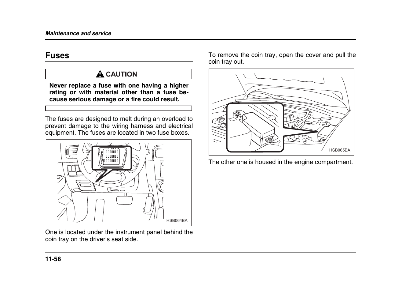 Fuses | Subaru 2004 Forester X User Manual | Page 401 / 439