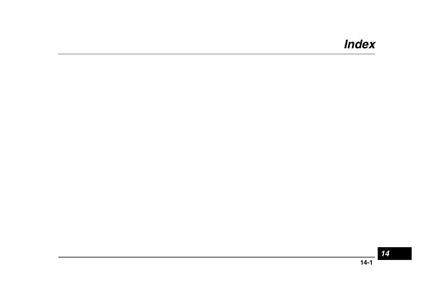 Index | Subaru 2004 Forester X User Manual | Page 430 / 439