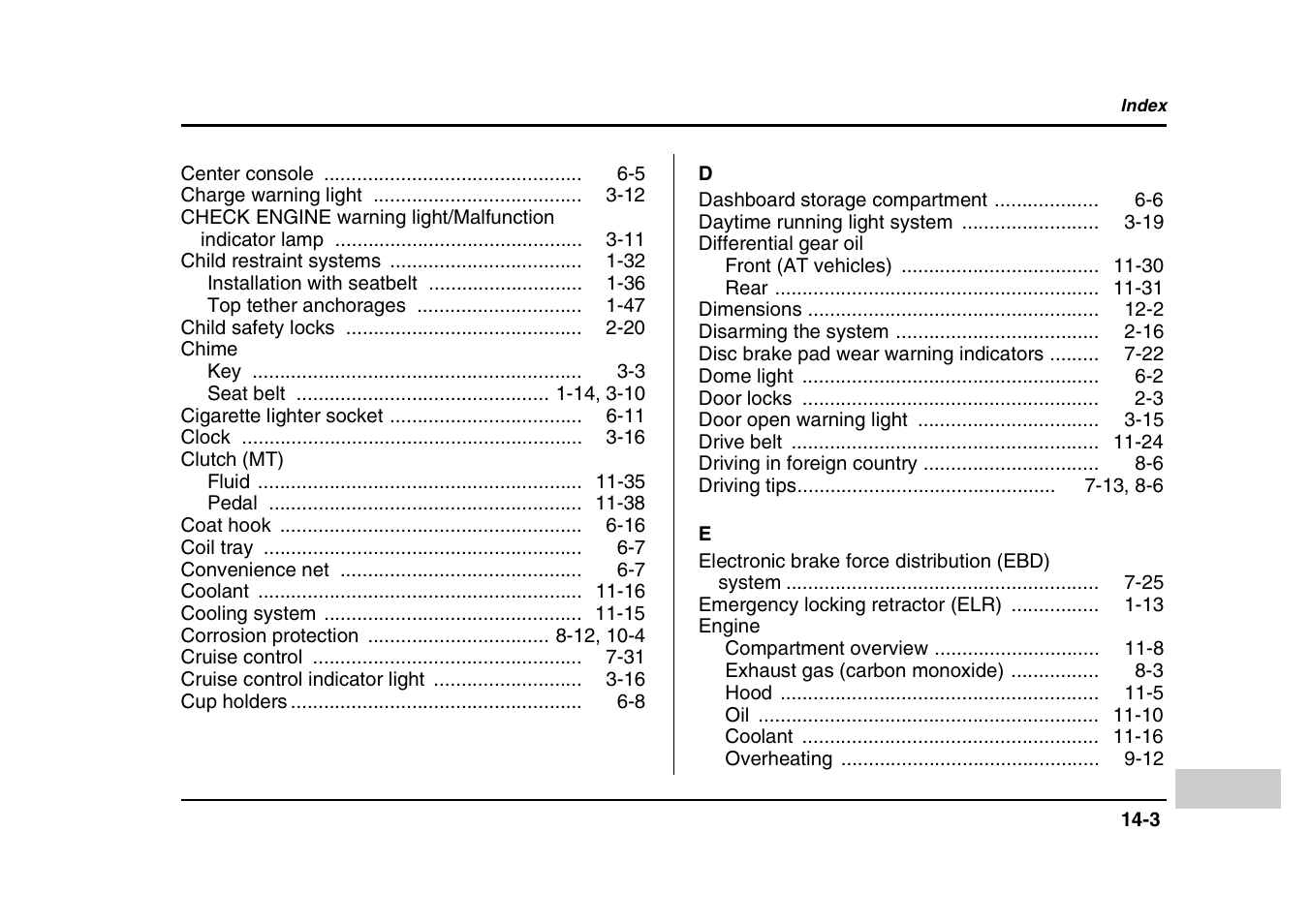 Subaru 2004 Forester X User Manual | Page 432 / 439