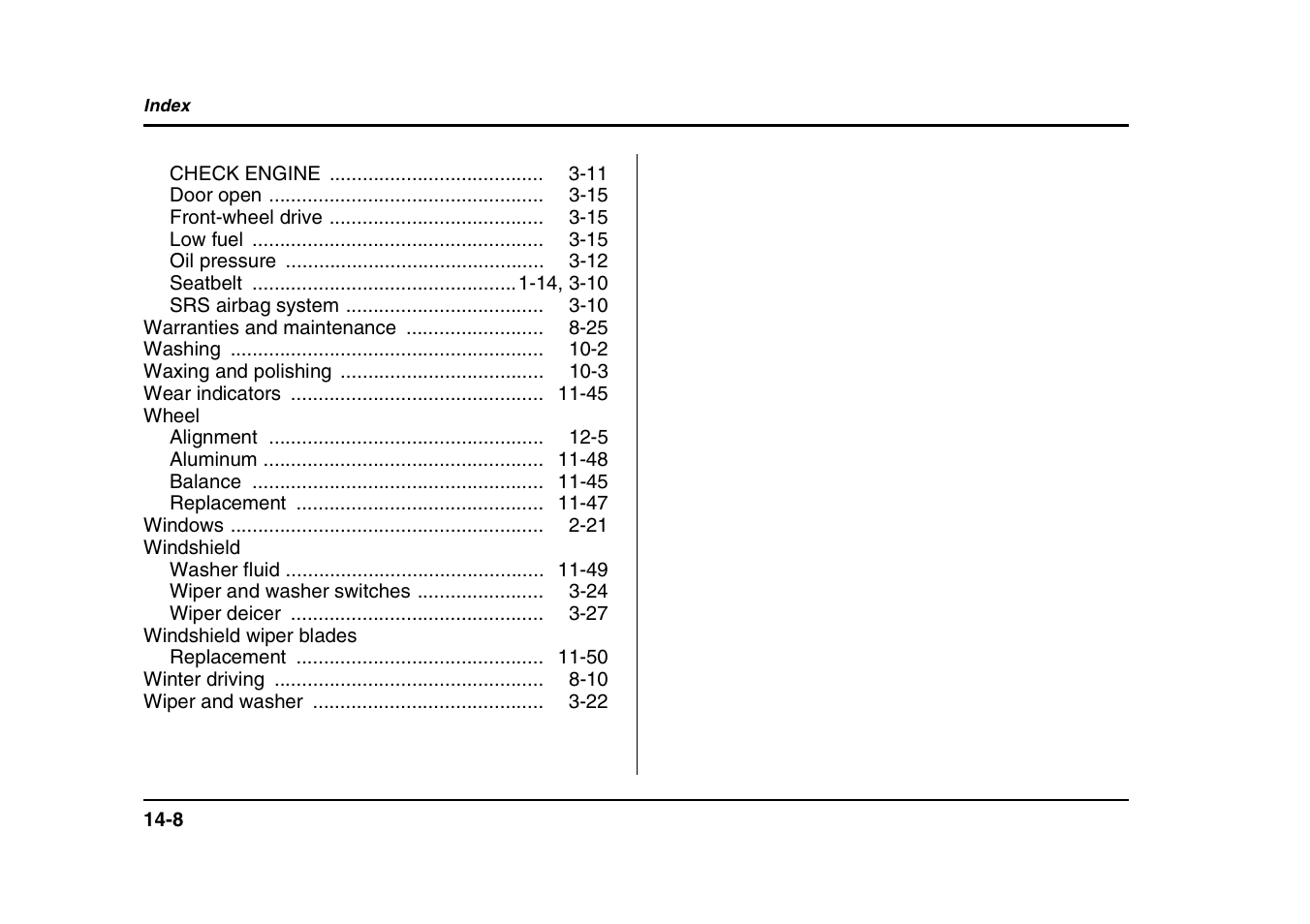 Subaru 2004 Forester X User Manual | Page 437 / 439