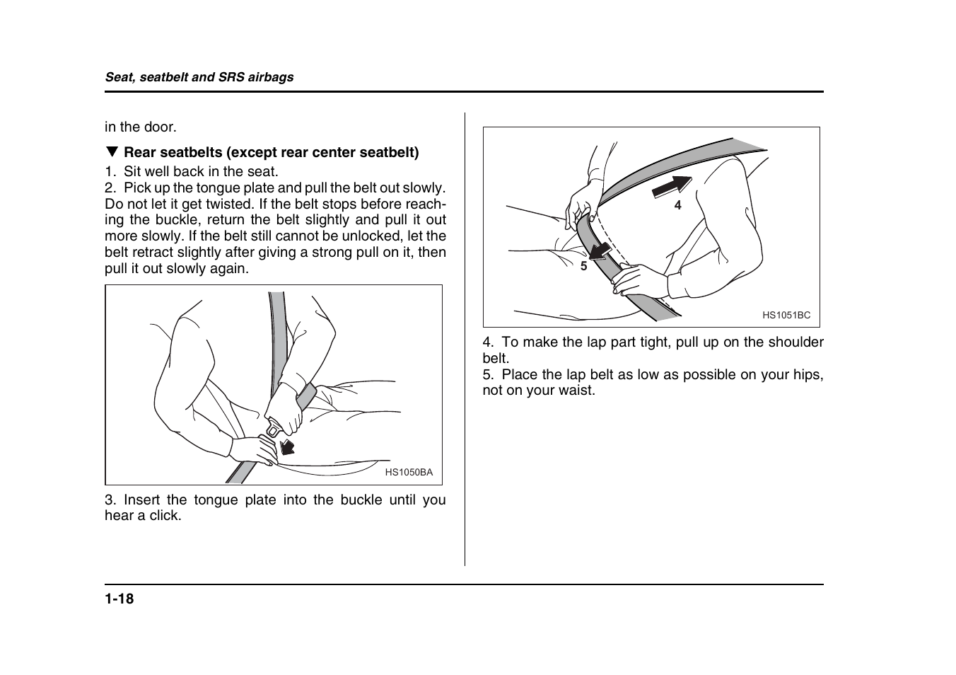 Subaru 2004 Forester X User Manual | Page 45 / 439