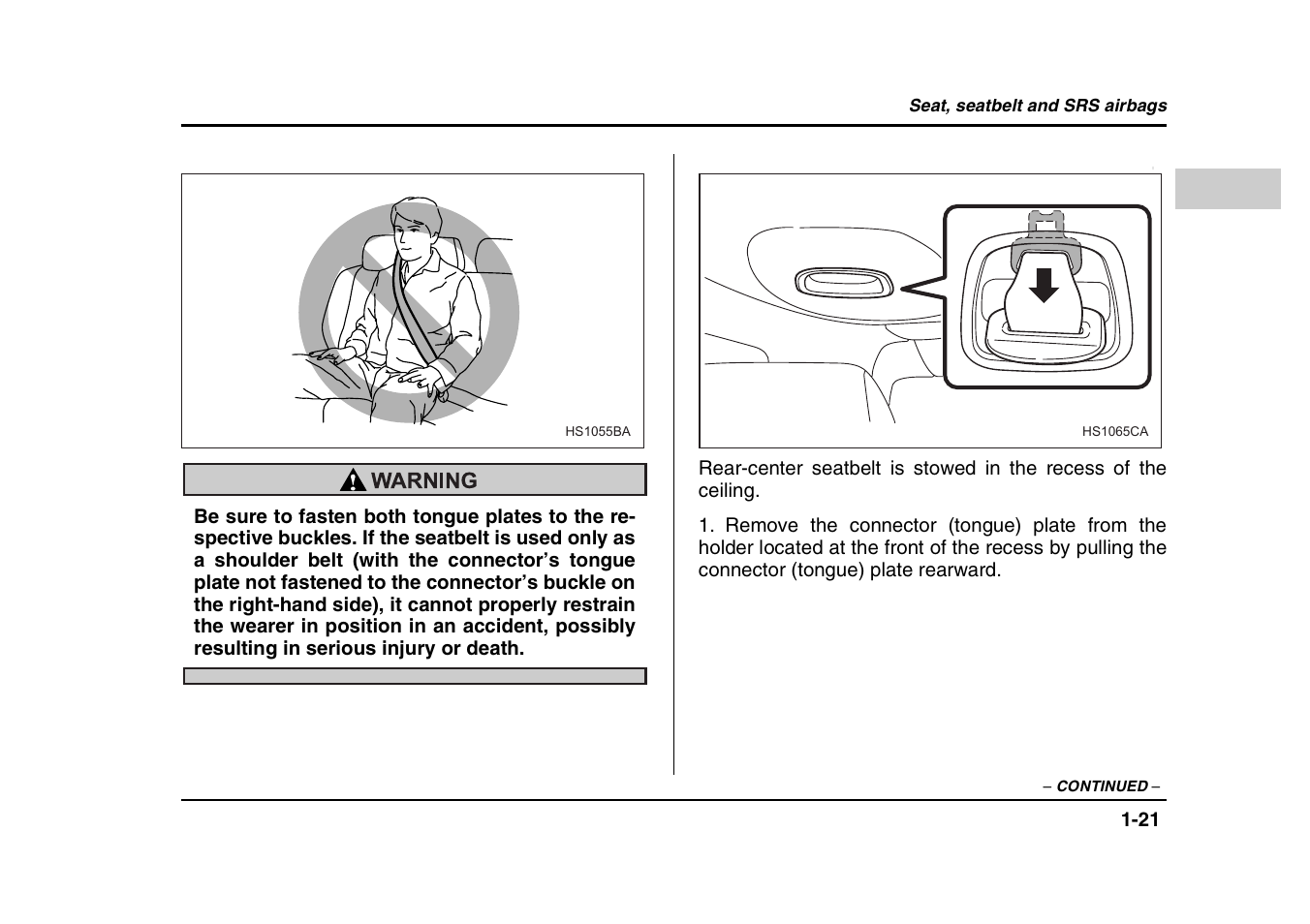 Subaru 2004 Forester X User Manual | Page 48 / 439