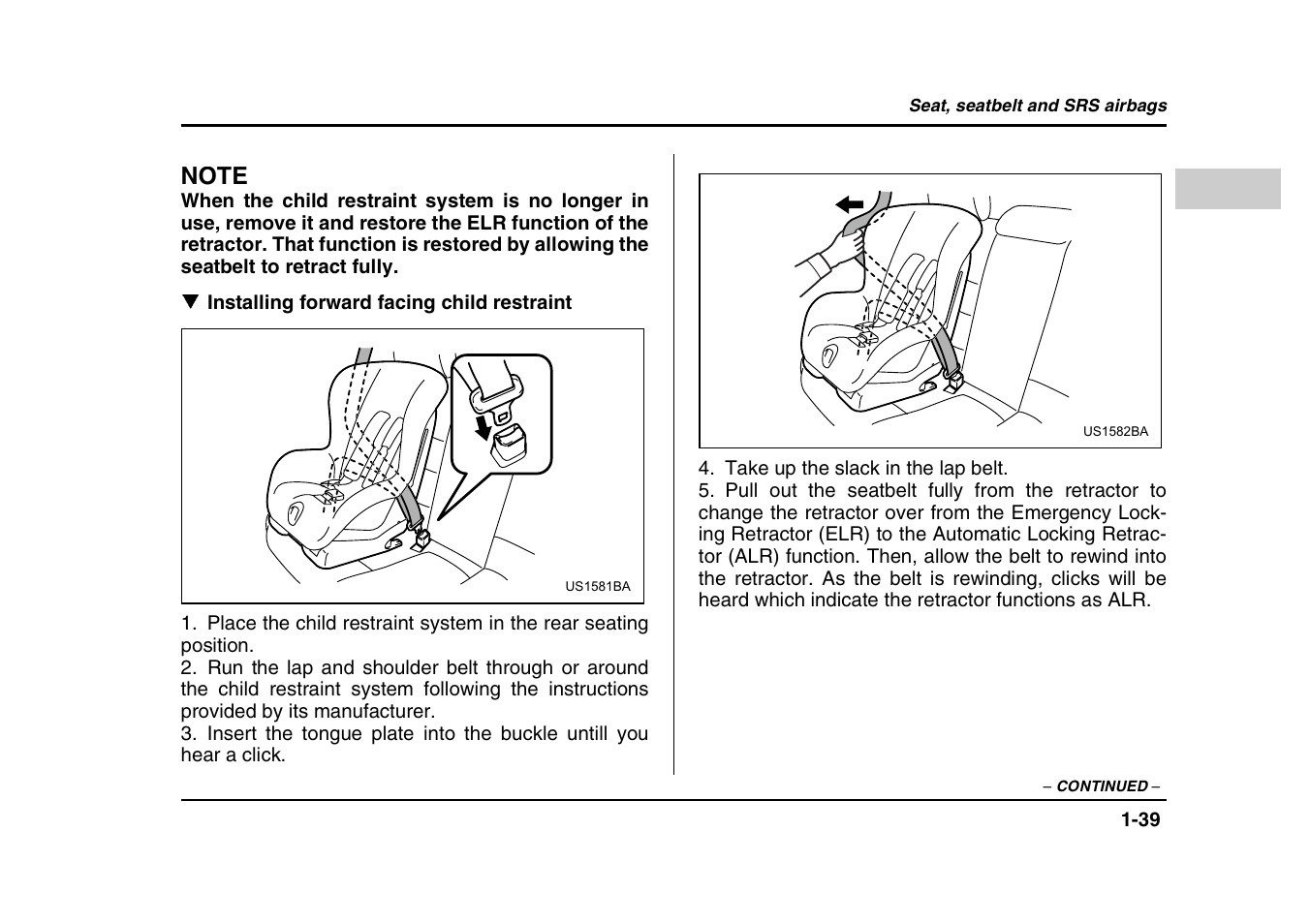 Subaru 2004 Forester X User Manual | Page 66 / 439