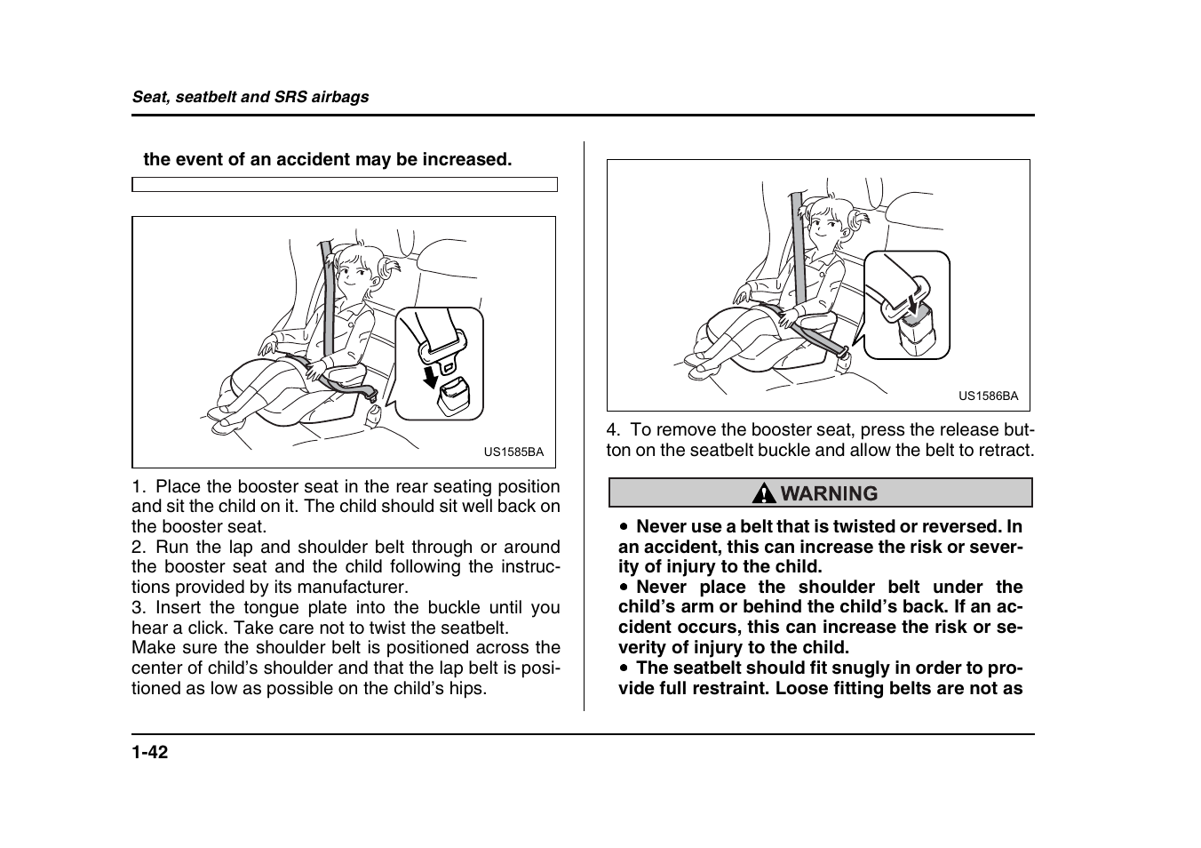 Subaru 2004 Forester X User Manual | Page 69 / 439