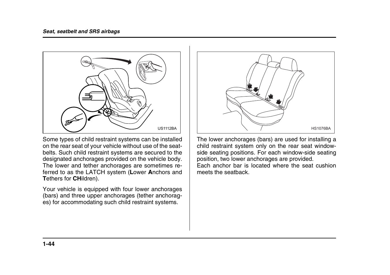 Subaru 2004 Forester X User Manual | Page 71 / 439