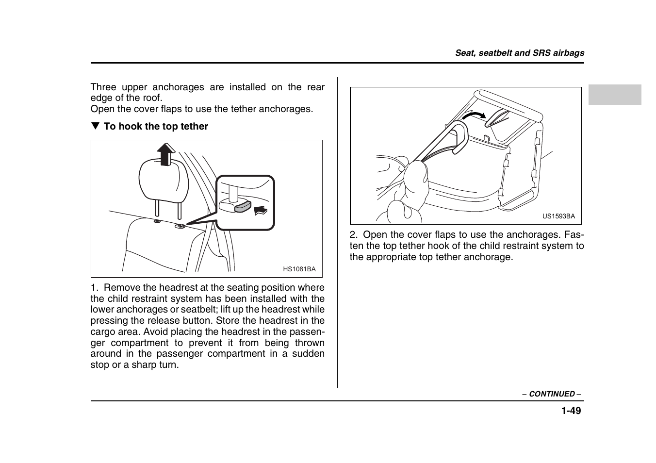 Subaru 2004 Forester X User Manual | Page 76 / 439