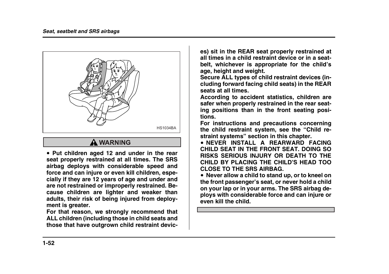 Subaru 2004 Forester X User Manual | Page 79 / 439