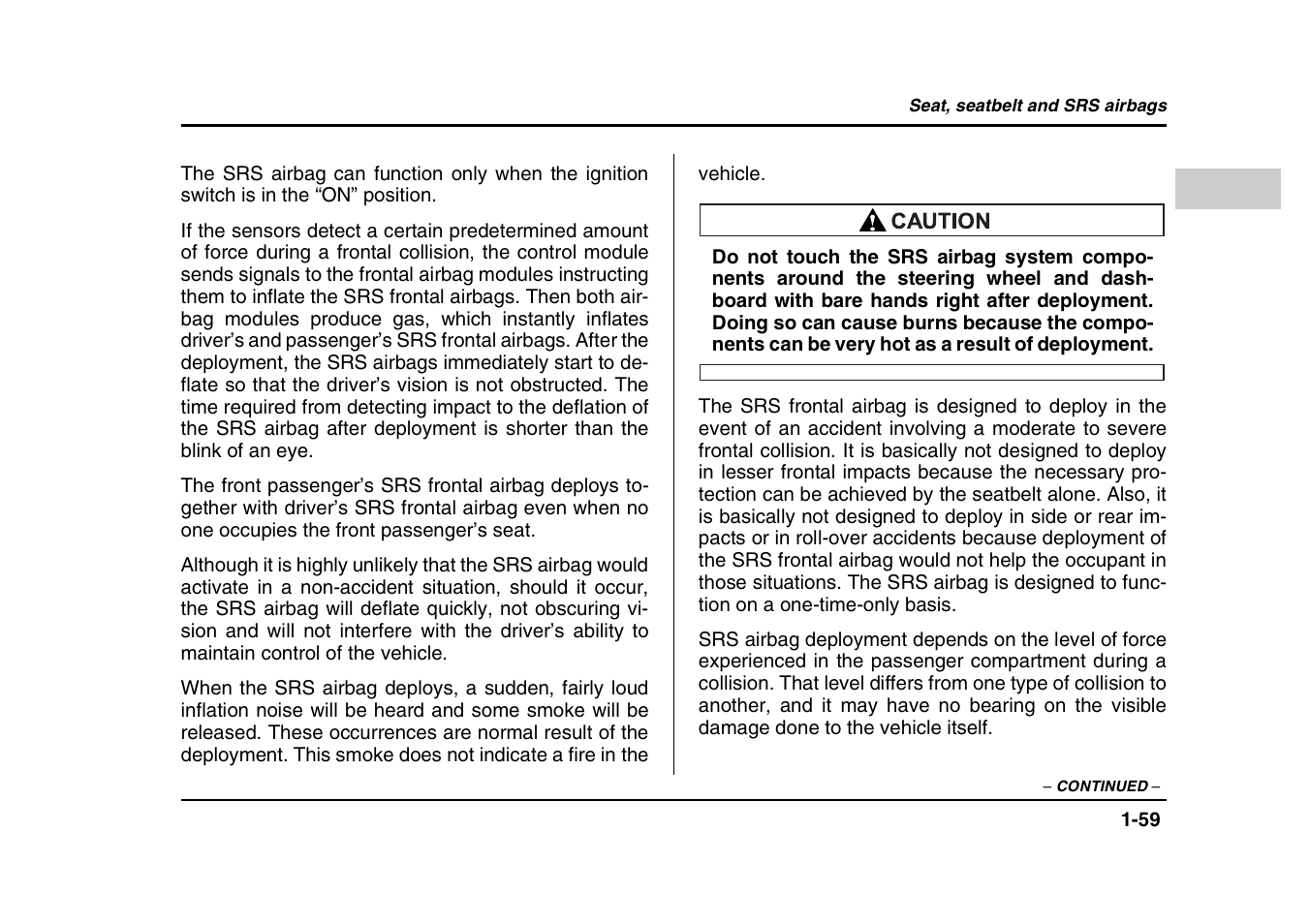 Subaru 2004 Forester X User Manual | Page 86 / 439