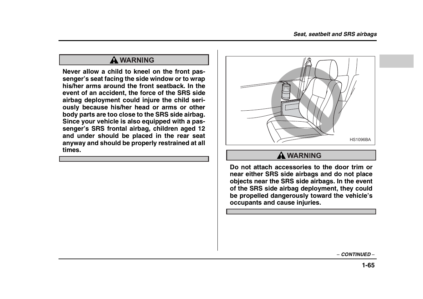 Subaru 2004 Forester X User Manual | Page 92 / 439