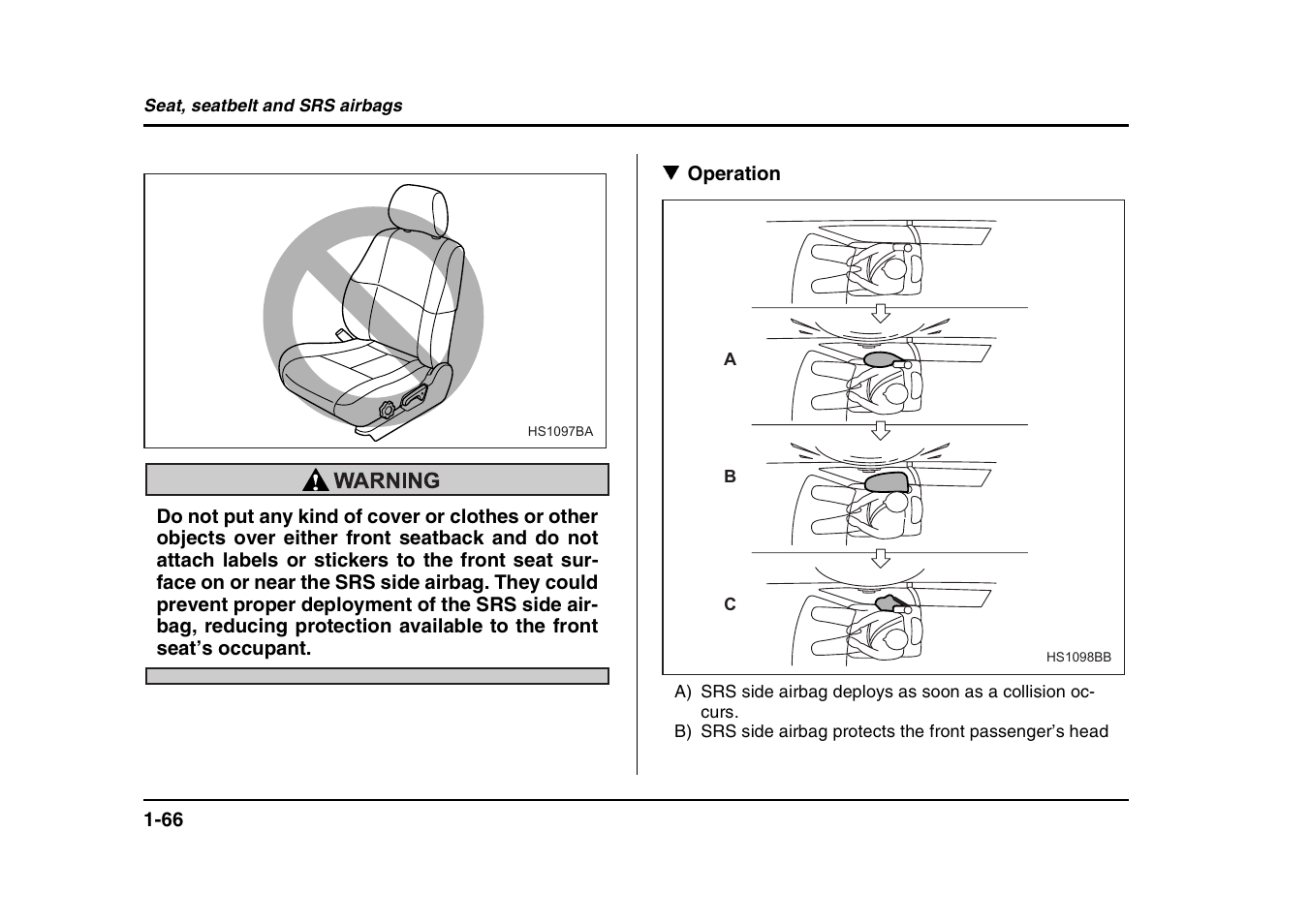 Subaru 2004 Forester X User Manual | Page 93 / 439