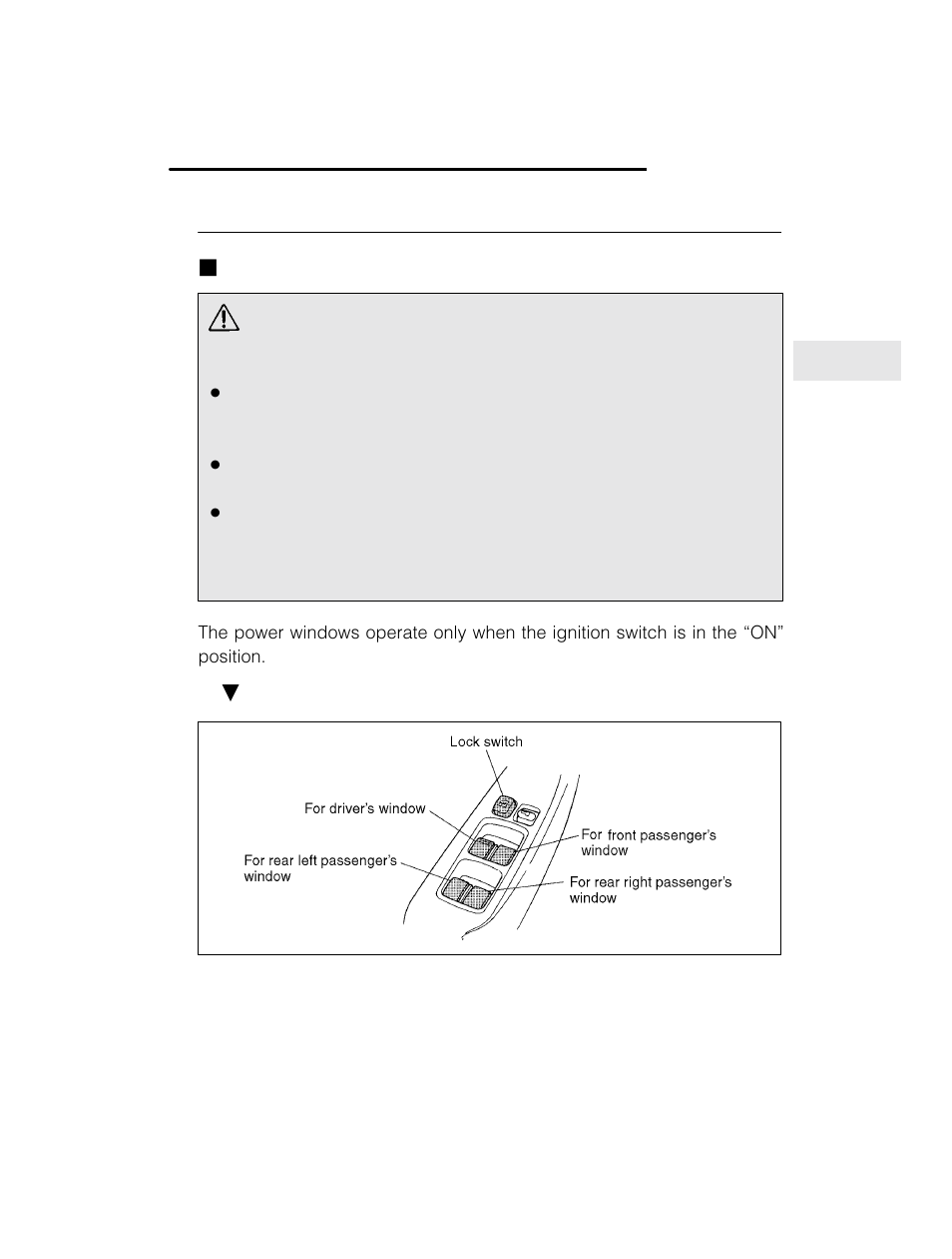 Warning, Windows | Subaru 2003 Legacy User Manual | Page 111 / 472
