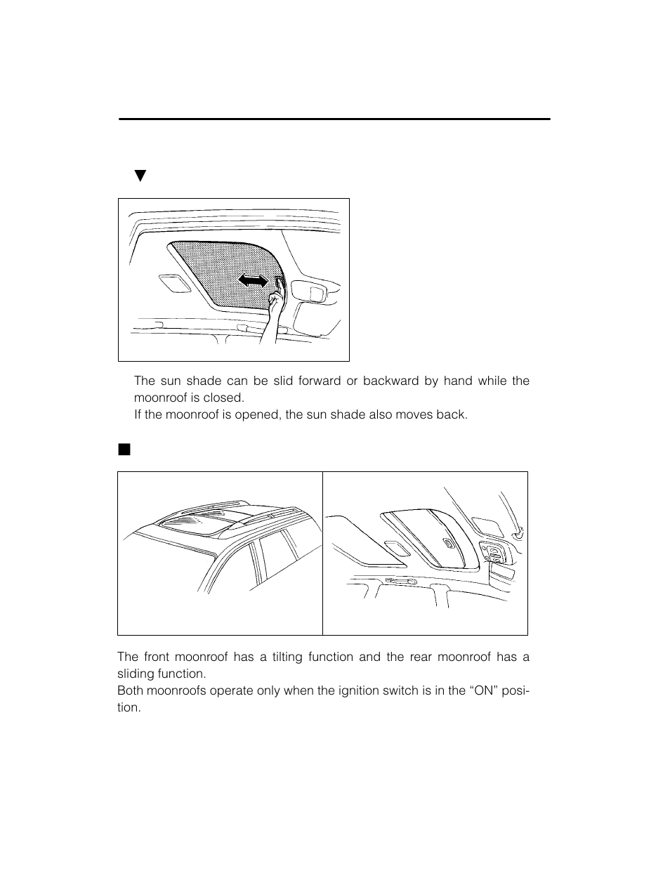 Jdual moonroofs (station wagon) | Subaru 2003 Legacy User Manual | Page 122 / 472