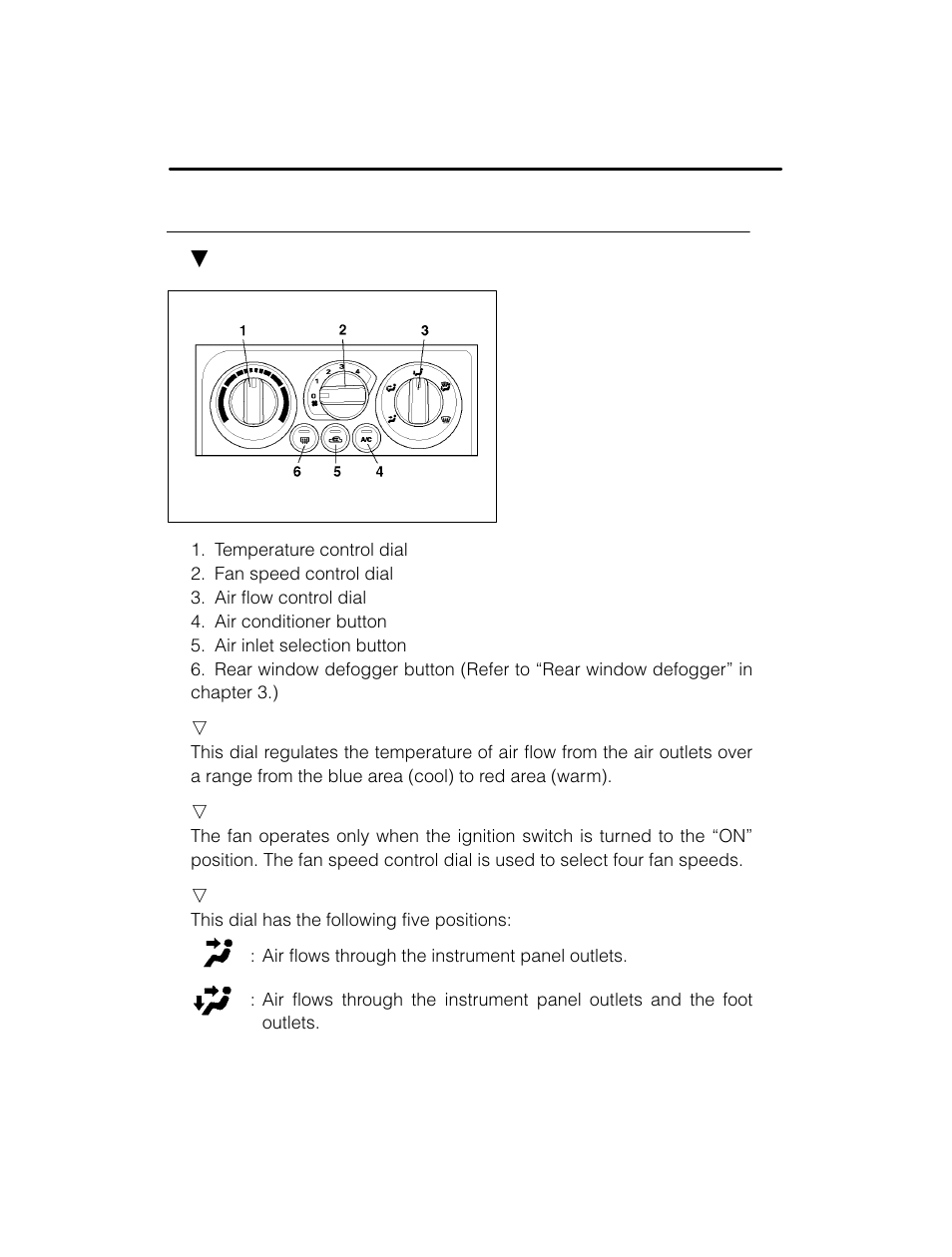 Manual heating and air conditioning system | Subaru 2003 Legacy User Manual | Page 166 / 472