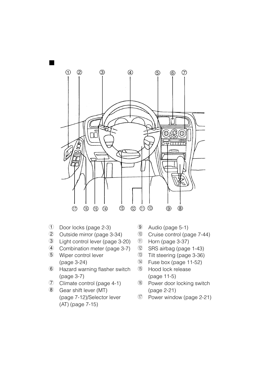 Subaru 2003 Legacy User Manual | Page 20 / 472