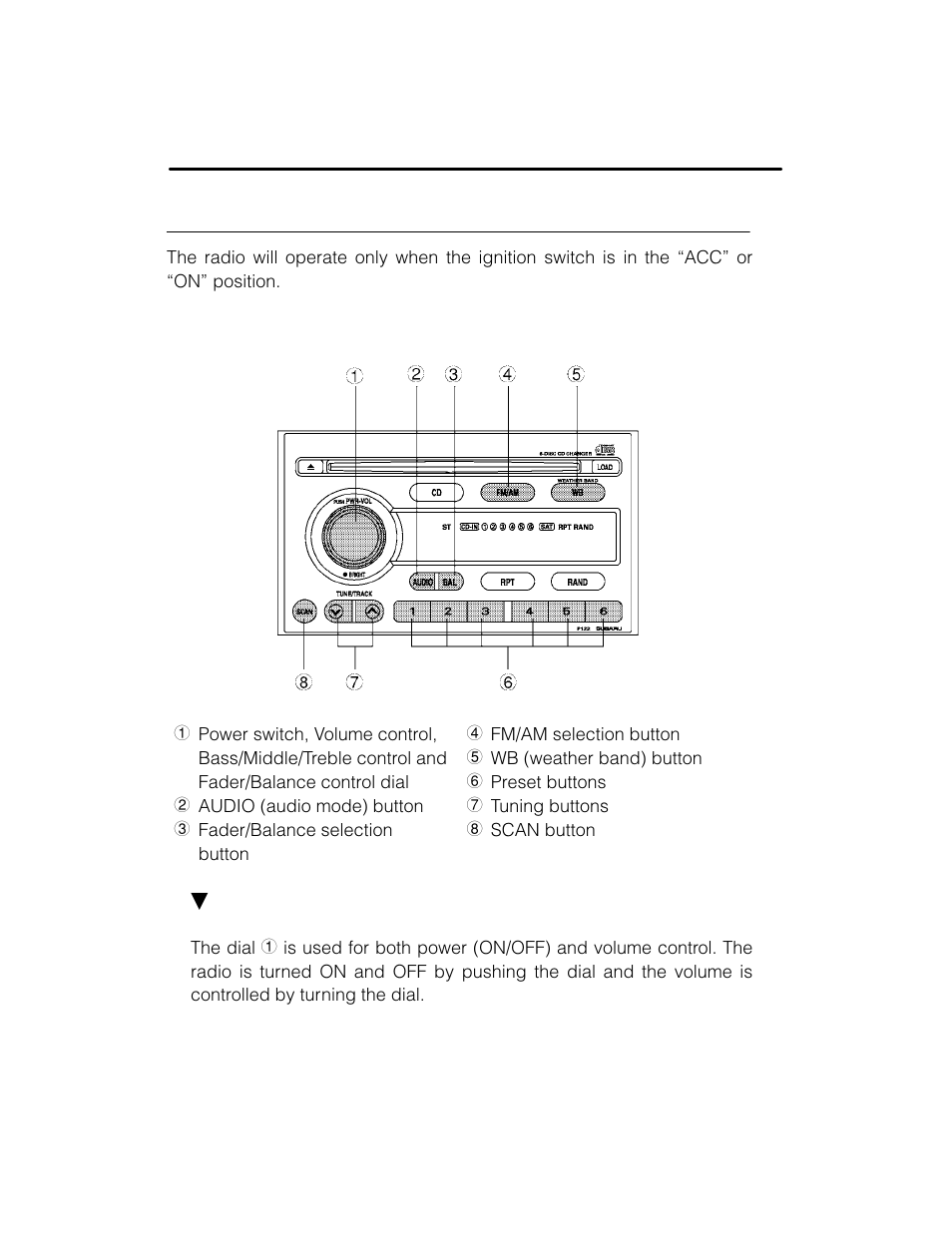 Type c audio set (if equipped) | Subaru 2003 Legacy User Manual | Page 200 / 472