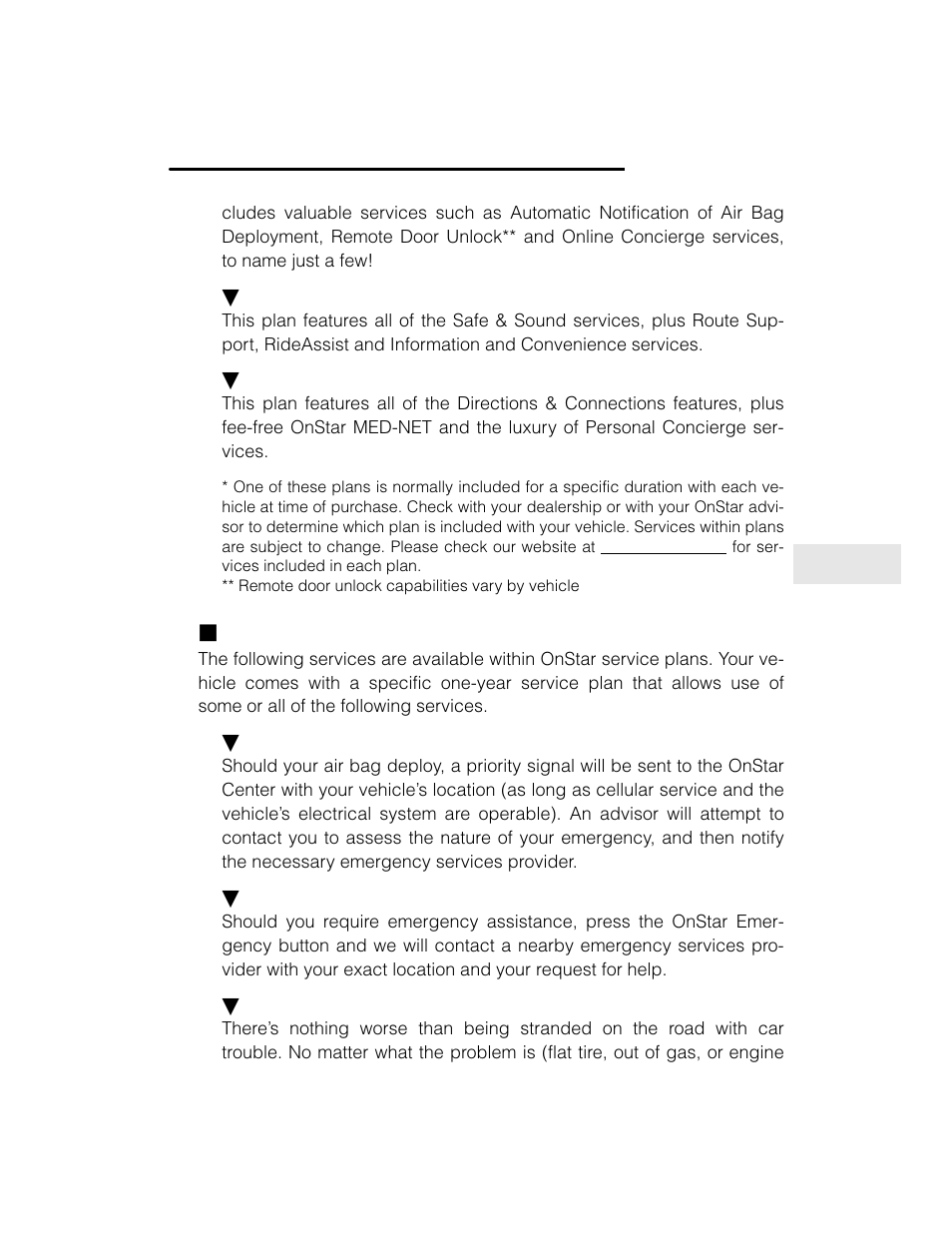 Jonstar services | Subaru 2003 Legacy User Manual | Page 239 / 472