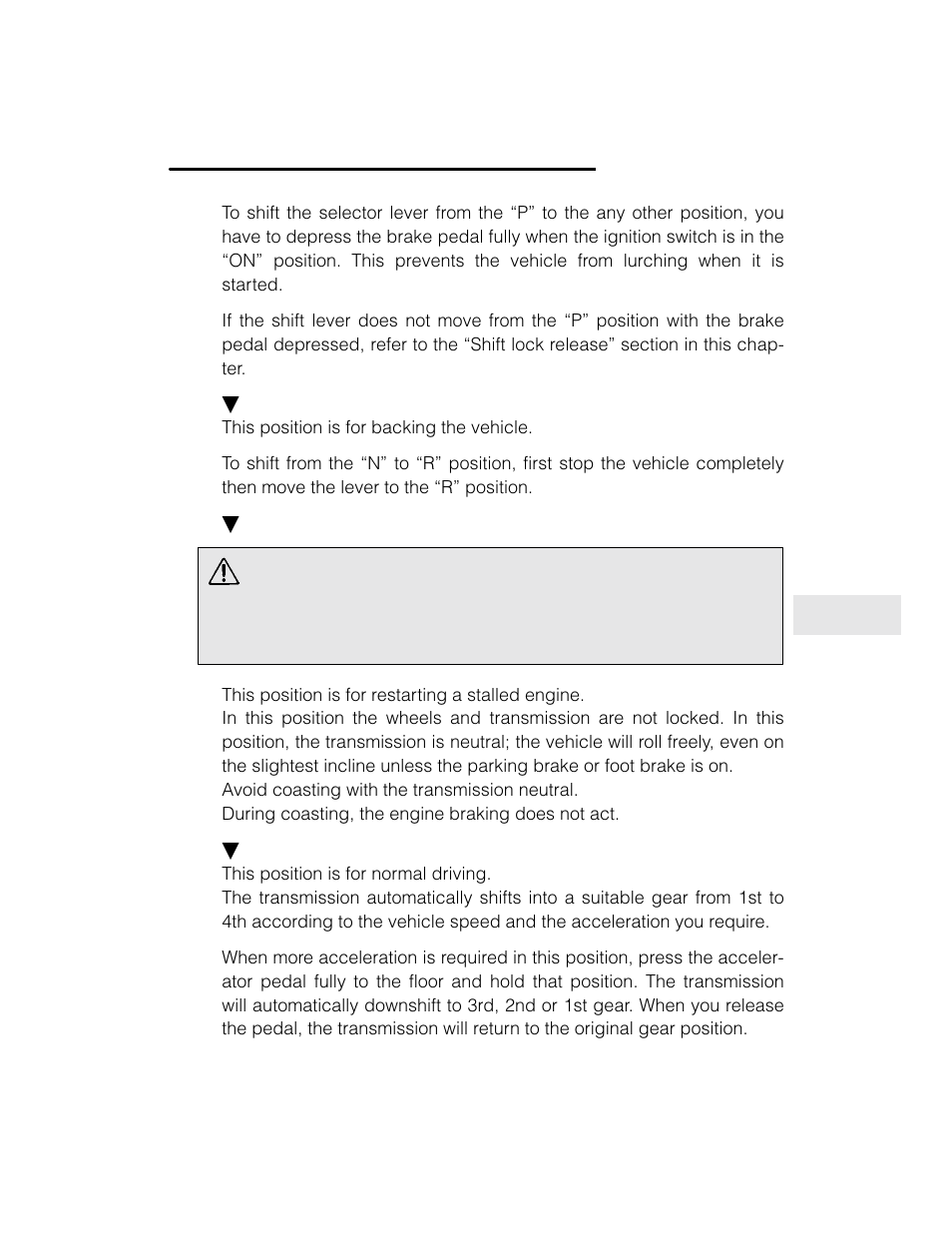 Warning | Subaru 2003 Legacy User Manual | Page 267 / 472