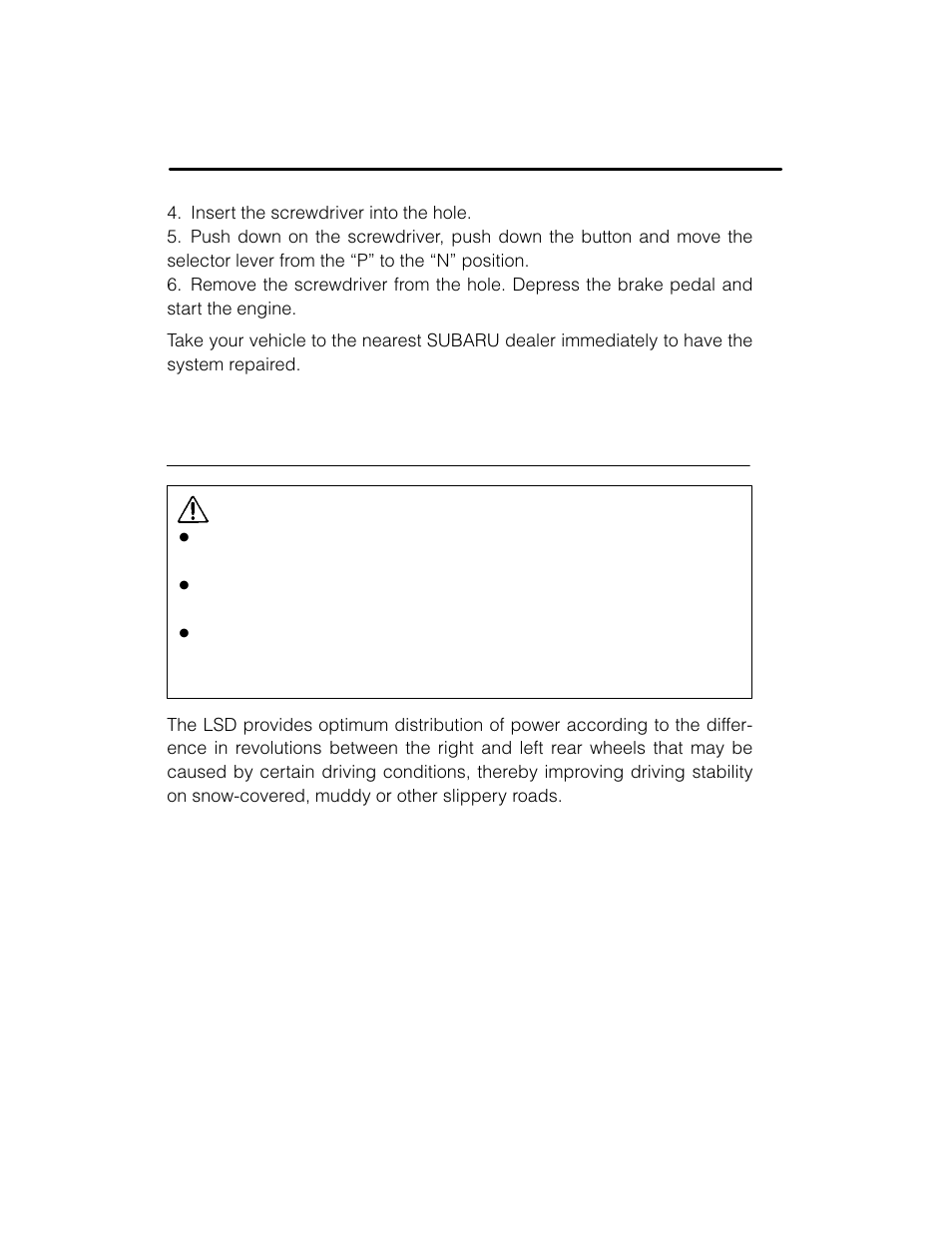 Caution | Subaru 2003 Legacy User Manual | Page 280 / 472