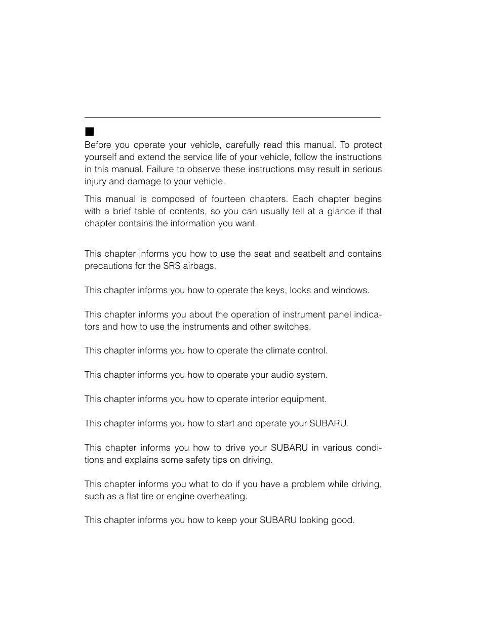 Msa5m0301a_3, How to use this owner’s manual, Jusing your owner’s manual | Subaru 2003 Legacy User Manual | Page 4 / 472