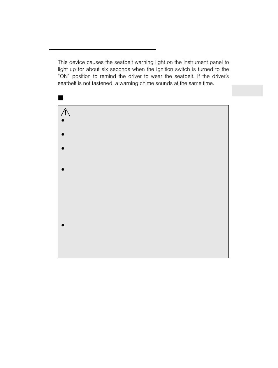 Warning | Subaru 2003 Legacy User Manual | Page 43 / 472