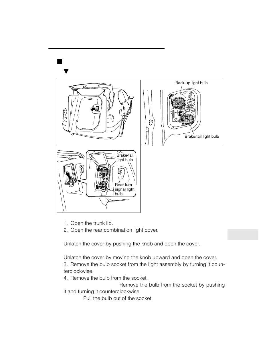 Jrear combination lights | Subaru 2003 Legacy User Manual | Page 433 / 472