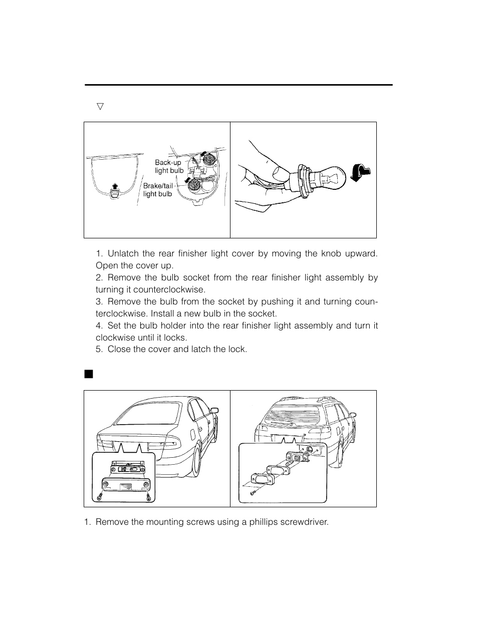 Jlicense plate light | Subaru 2003 Legacy User Manual | Page 436 / 472