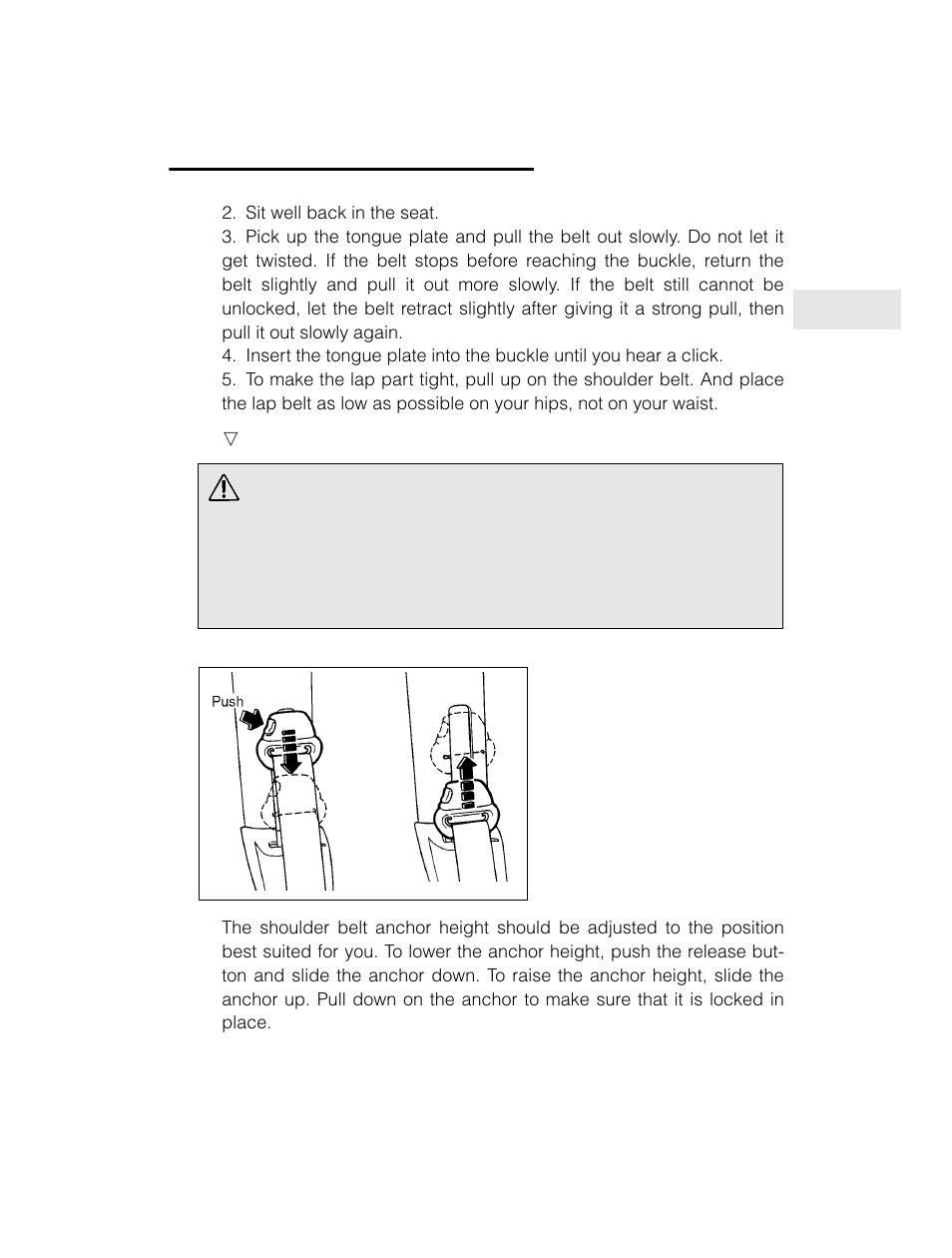 Warning | Subaru 2003 Legacy User Manual | Page 45 / 472