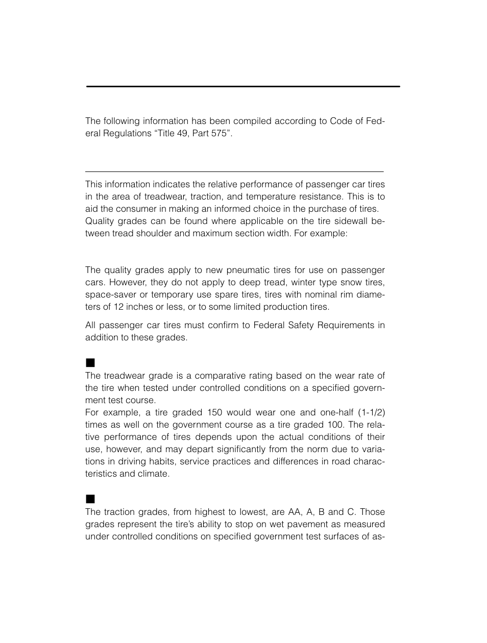 Uniform tire quality grading standards | Subaru 2003 Legacy User Manual | Page 458 / 472