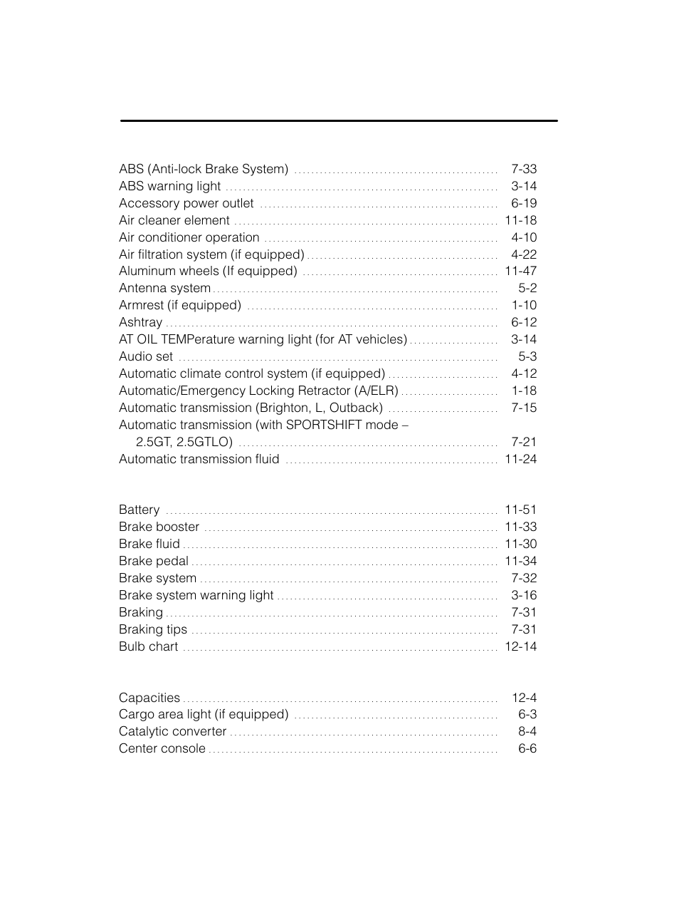 Subaru 2003 Legacy User Manual | Page 462 / 472