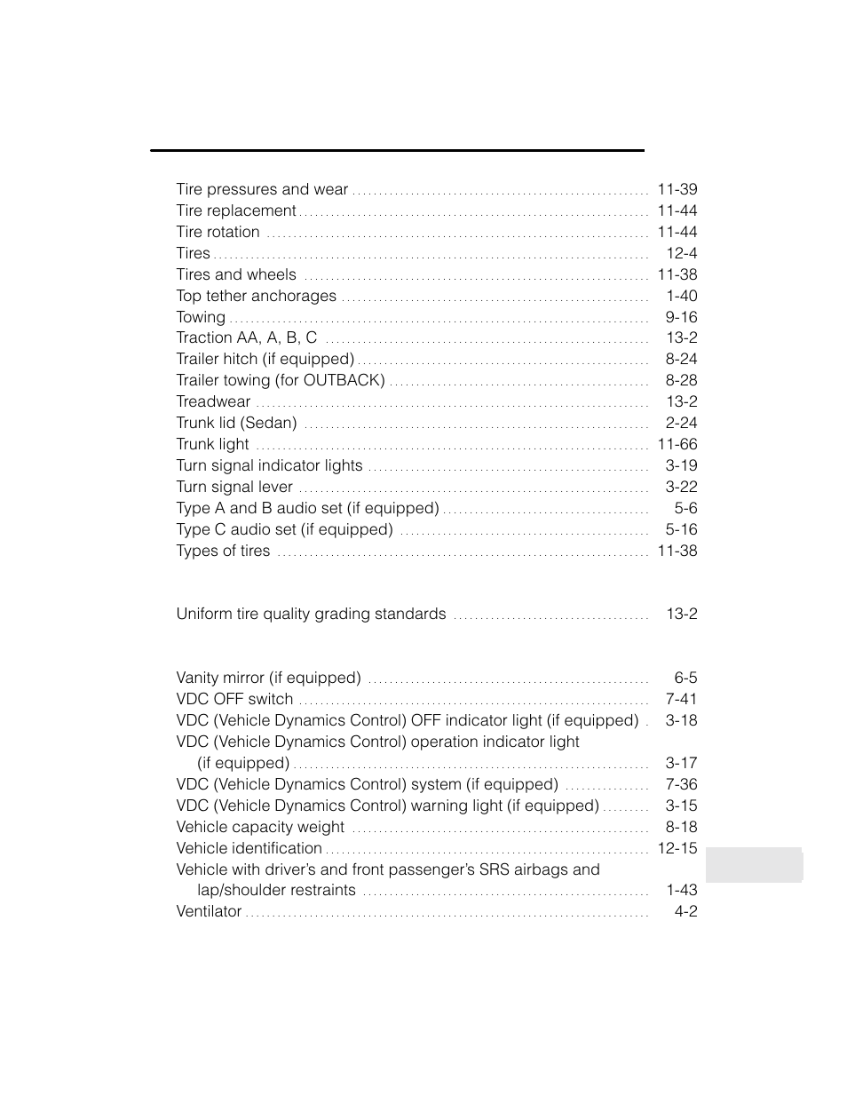 Subaru 2003 Legacy User Manual | Page 469 / 472