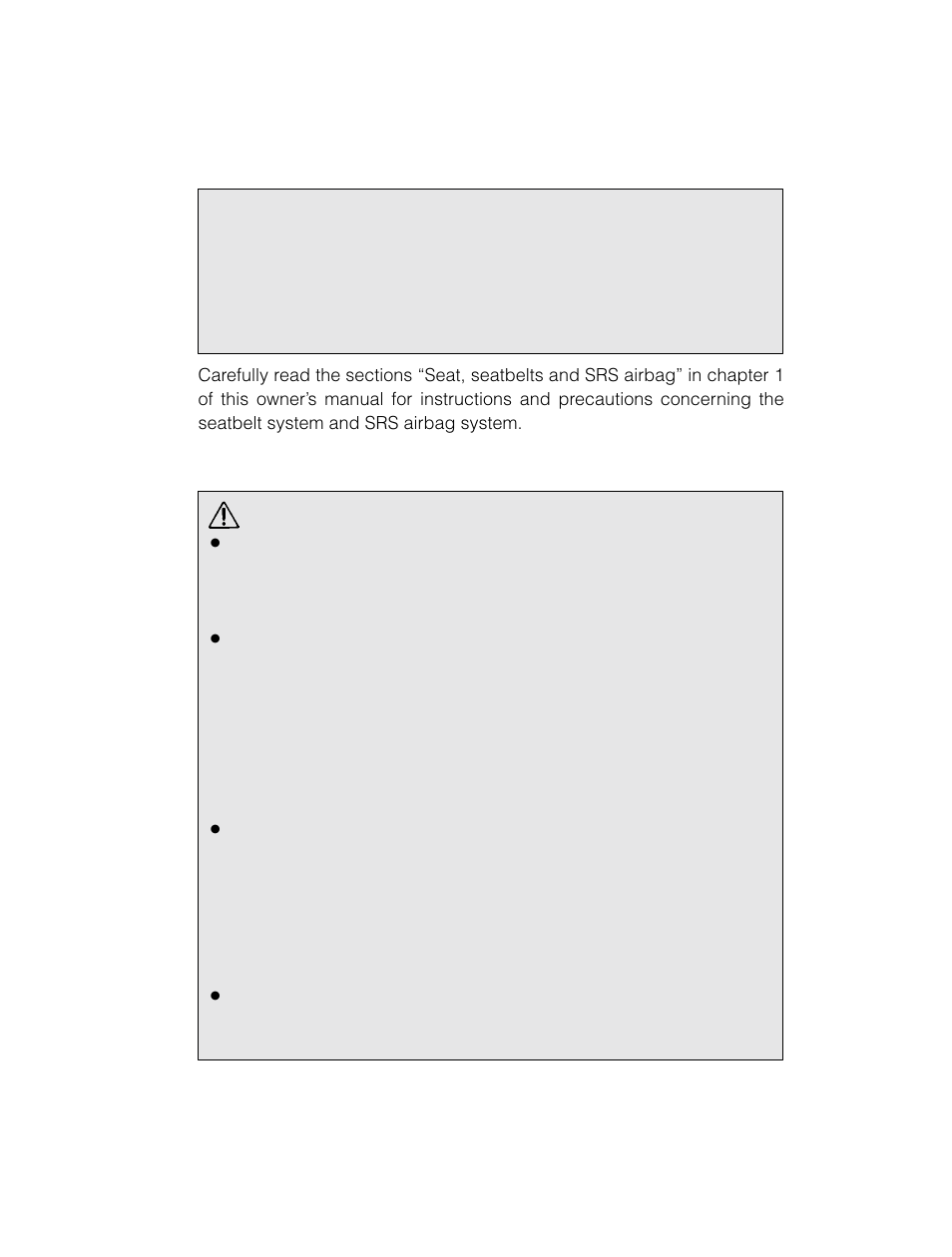 Warning | Subaru 2003 Legacy User Manual | Page 7 / 472