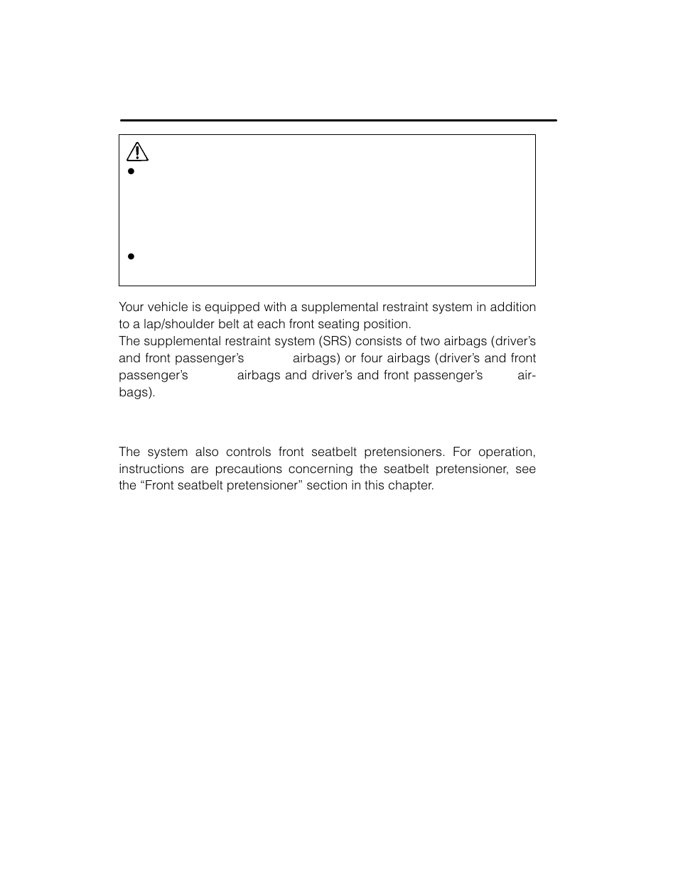 Caution | Subaru 2003 Legacy User Manual | Page 70 / 472