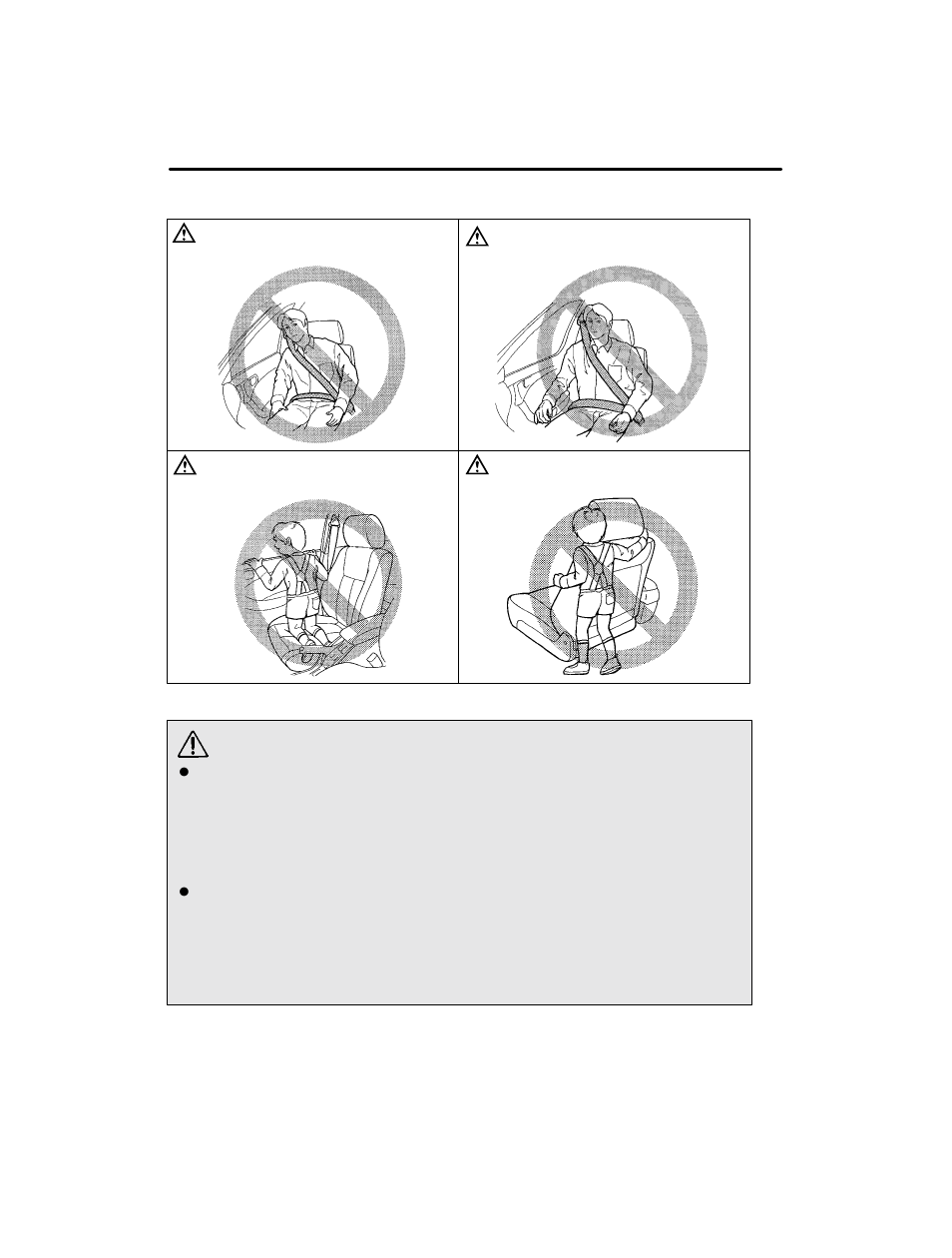 Warning | Subaru 2003 Legacy User Manual | Page 80 / 472
