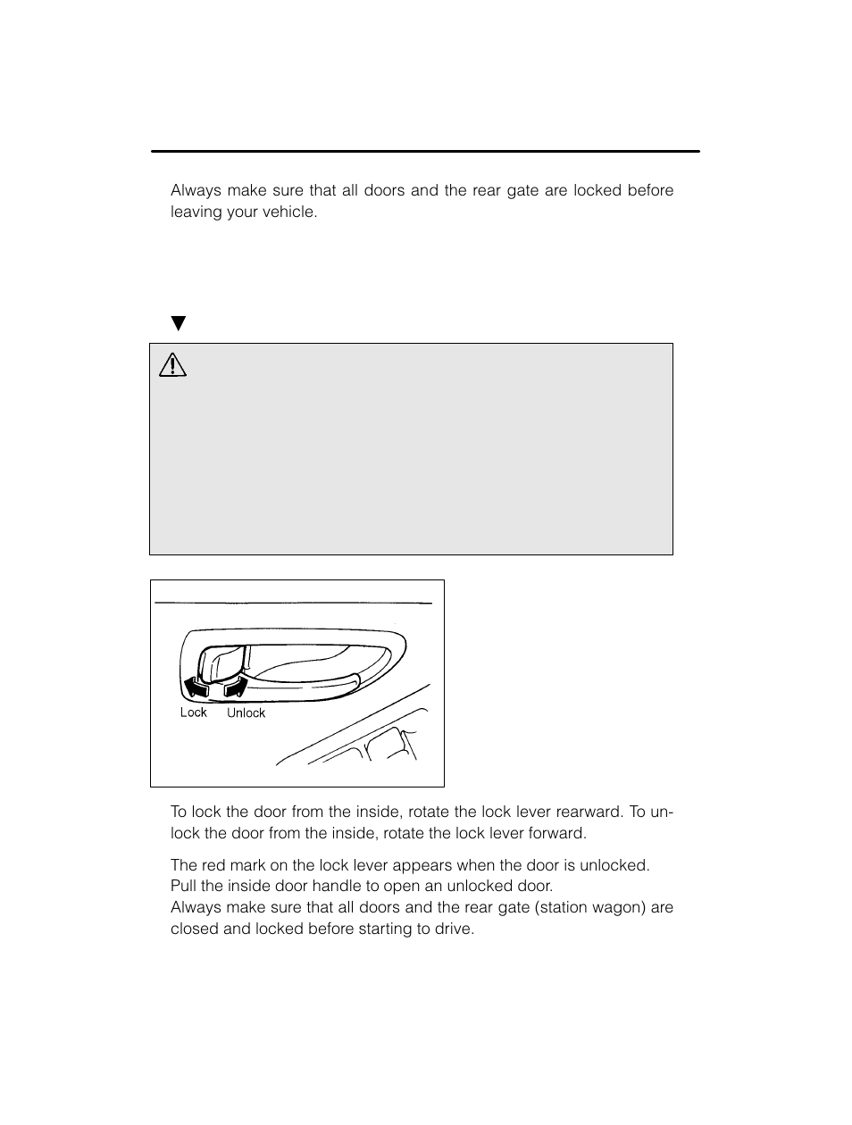 Warning | Subaru 2003 Legacy User Manual | Page 94 / 472