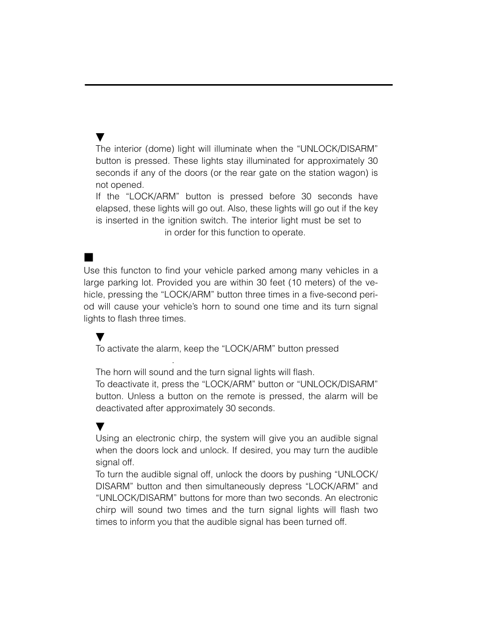 Jvehicle finder function | Subaru 2003 Legacy User Manual | Page 98 / 472